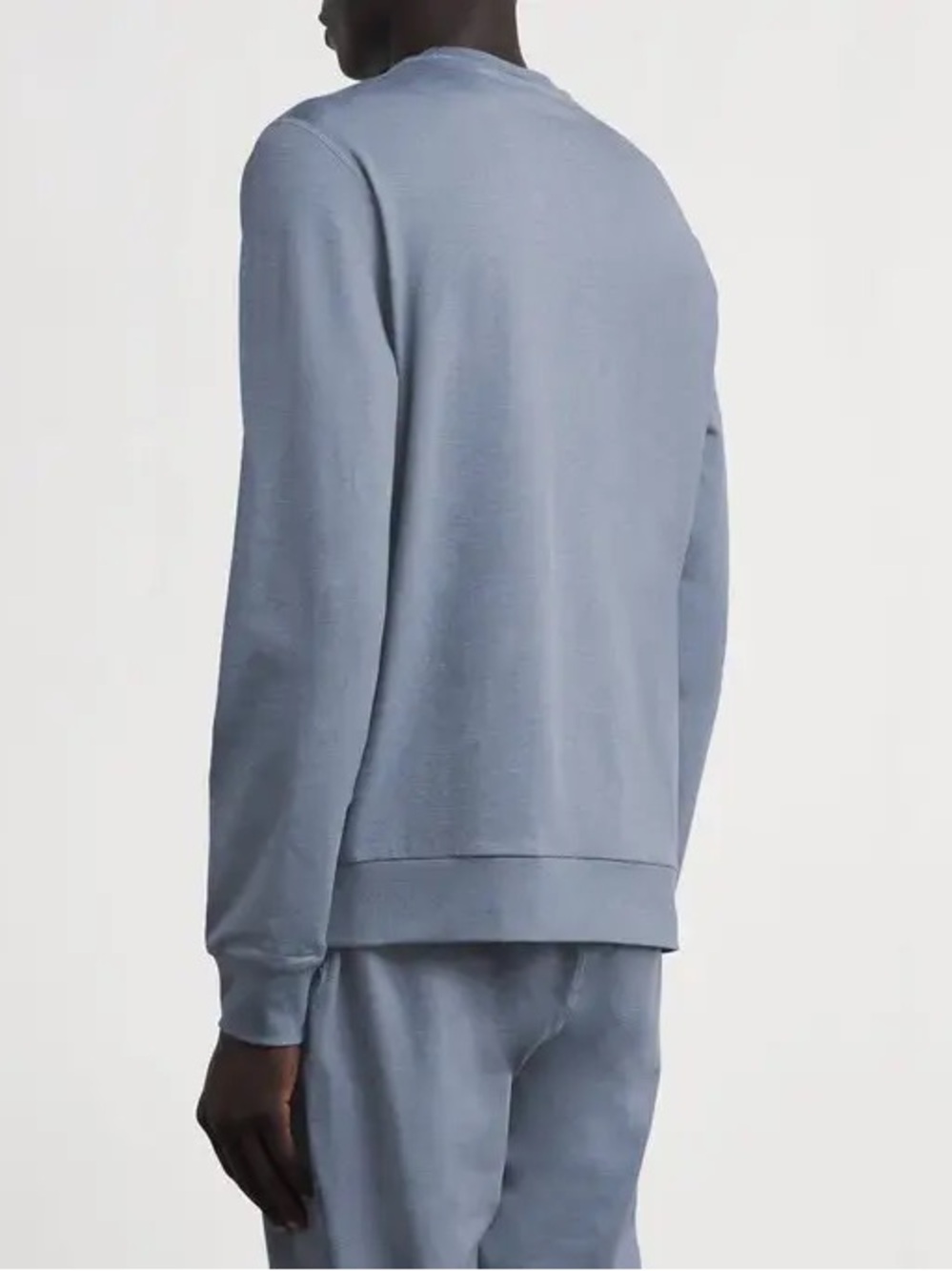 Vuori Ponto Performance Sweatshirt | Blue / Grey | Small - Picture 3 of 8